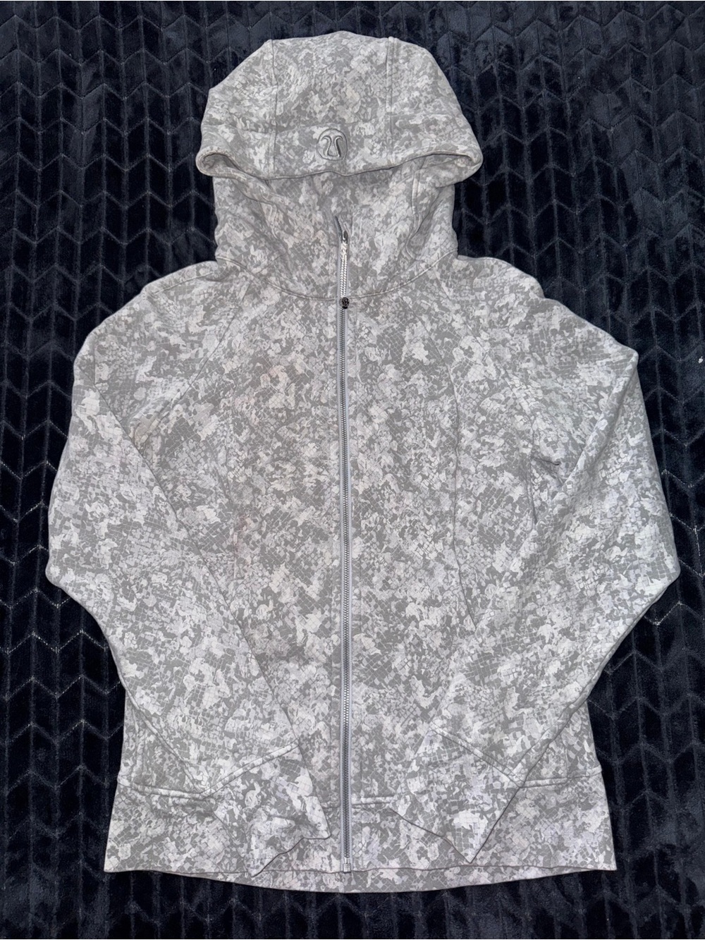 Lululemon Hooded Define Jacket Nulu Hideaway Camo Starlight Size 10